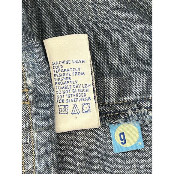 Vintage 1999 Gymboree Blue Jean Overalls Robot 3T - Picture 9 of 10